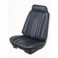 1969 Coupe or Convertible Standard Front Bucket Seat Upholstery, 1 Pair